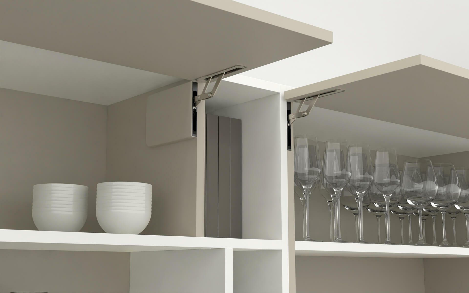 Unico Flap upward flap door mechanism